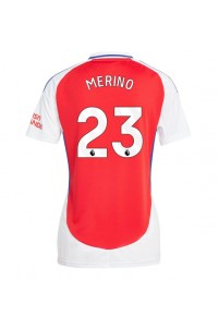 Fotbalové Dres Arsenal Mikel Merino #23 Dámské Domácí Oblečení 2024-25 Krátký Rukáv